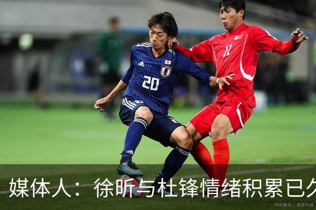 媒体人：徐昕与杜锋情绪积累已久 前者未来很难再真正回到广东队